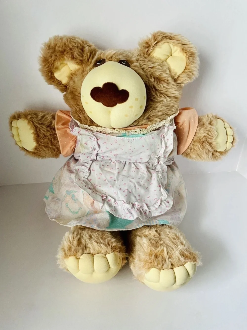 Vintage Furskins Hattie Plush Bear 23” Cabbage Patch Xavier Roberts 1984